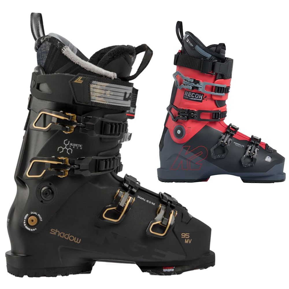Ski Boots Top - Lange Shadow, K2 Recon
